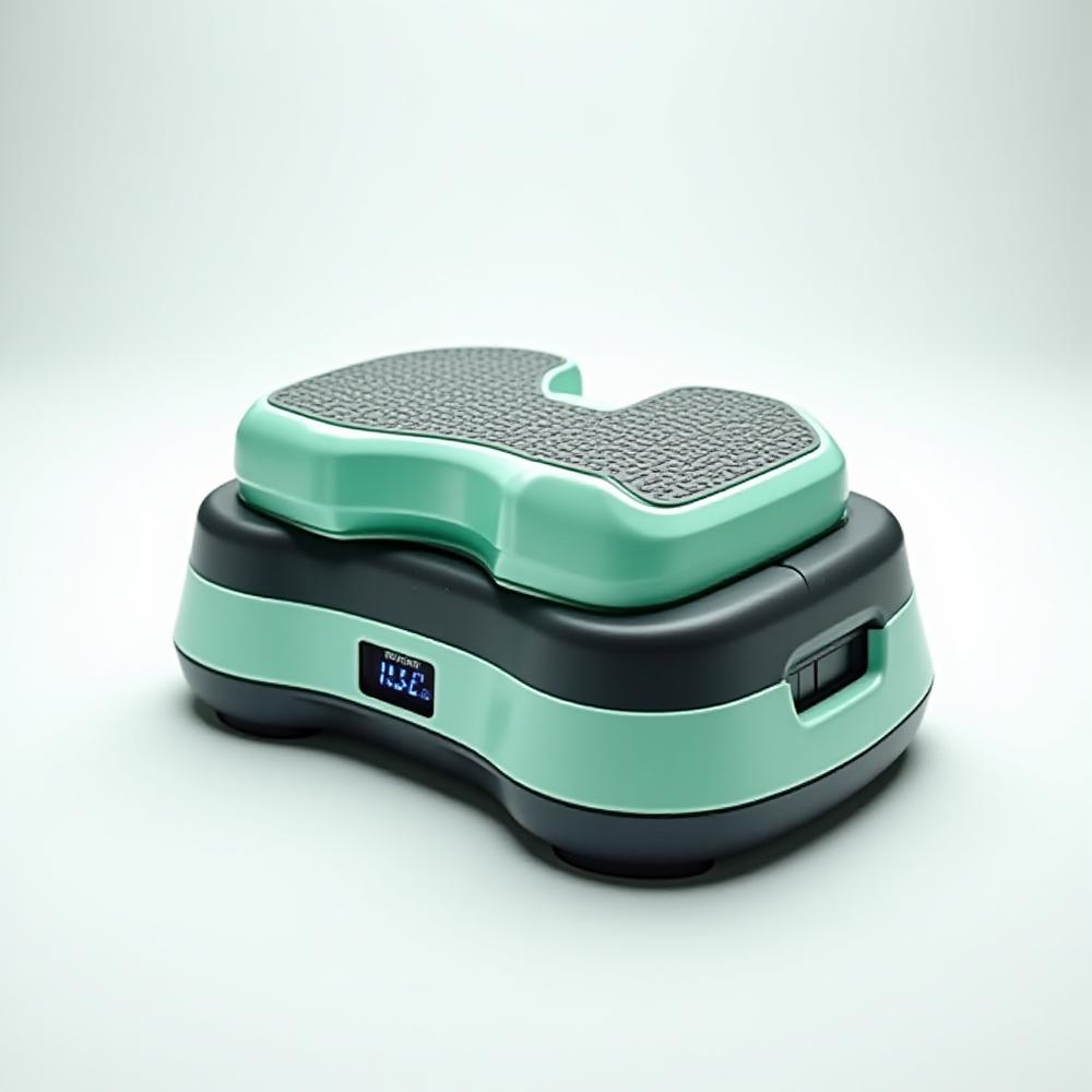 CoralFit Core Under-Desk Stepper in Mint Green